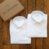 pack 2 chemises blanches coton bio