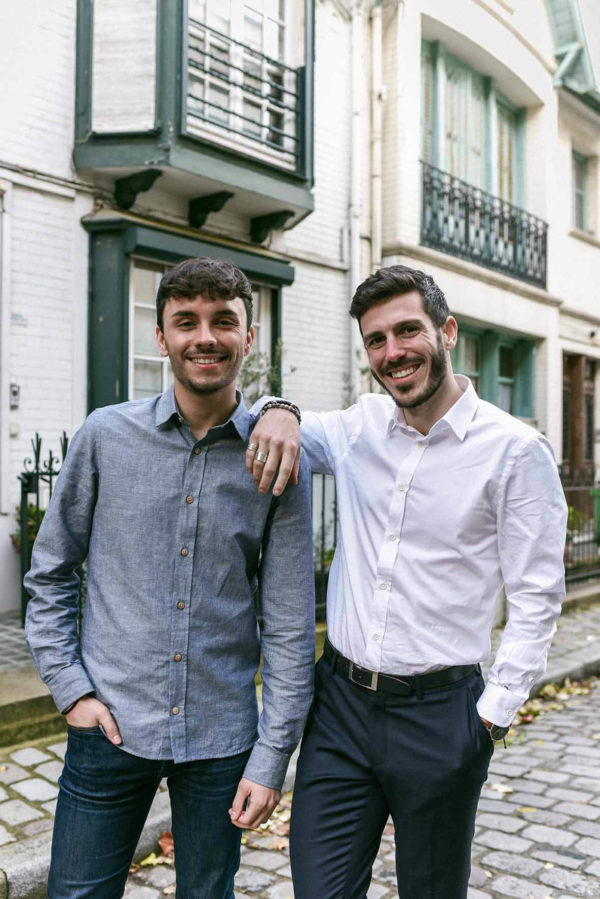 chemise chambray et chemise blanche pour homme